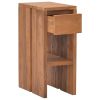 Bedside Cabinet 7.9"x13.8"x19.7" Solid Teak Wood