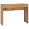 Console Table 39.4"x13.8"x29.5" Solid Teak Wood