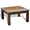 Coffee Table Square Reclaimed Wood