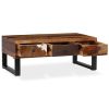 Coffee Table Solid Sheesham Wood 35.4"x19.7"x13.8"