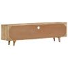 TV Cabinet 55.1"x11.8"x15.7" Solid Mango Wood