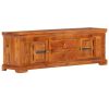 TV Cabinet 46.8"x11.8"x15.7" Solid Acacia Wood