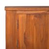 TV Cabinet 43.3"x11.8"x15.7" Solid Teak Wood