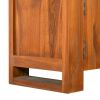 TV Cabinet 43.3"x11.8"x15.7" Solid Teak Wood