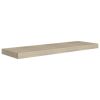 Floating Wall Shelves 2 pcs Oak 31.5"x9.3"x1.5" MDF