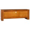 TV Cabinet 43.3"x11.8"x15.7" Solid Teak Wood