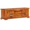 TV Cabinet 46.8"x11.8"x15.7" Solid Acacia Wood