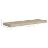 Floating Wall Shelves 2 pcs Oak 31.5"x9.3"x1.5" MDF