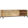 TV Cabinet 57.1"x11.8"x16.1" Solid Mango Wood