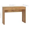 Console Table 39.4"x13.8"x29.5" Solid Teak Wood