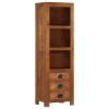 Highboard with 3 Drawers 15.7"x11.8"x51.2" Solid Mango Wood