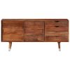 TV Cabinet 46.5"x11.8"x21.7" Solid Acacia Wood