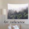 Misty Forest Wall Tapestry Bedroom Rental Dormitory Backdrop Decorative Wall Cloth Tapestry; 29x39 inch