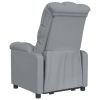 Recliner Light Grey Fabric