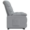 Recliner Light Grey Fabric