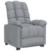 Recliner Light Grey Fabric