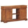 Sideboard 53.1"x13.8"x29.5" Solid Acacia Wood