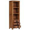 Highboard with 3 Drawers 15.7"x11.8"x51.2" Solid Mango Wood