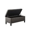 Shandra II Tufted Top Storage Bench