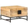 Coffee Table 26.4"x26.4"x17.7" Solid Mango Wood