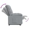 Recliner Light Grey Fabric