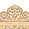 Hand carved 3-Panel Room Divider 47.2"x65" Solid Mango Wood