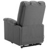 Power Lift Recliner Light Gray Fabric