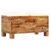 Storage Bench Solid Reclaimed Wood 31.5"x15.7"x15.7"