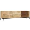 TV Cabinet 57.1"x11.8"x16.1" Solid Mango Wood