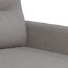 Sofa Chair Light Gray 23.6" Fabric