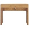 Console Table 39.4"x13.8"x29.5" Solid Teak Wood