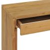 Console Table 39.4"x13.8"x29.5" Solid Teak Wood