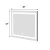 Bathroom Vanity LED Lighted Mirror-32x40in