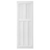 CRAZY ELF 36" x 80" Five Panel Real Primed Door Slab, DIY Panel Door, Modern Interior Barn Door, Moisture-proof, Anti-deformation, Pre-Drilled Ready t