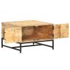 Coffee Table 26.4"x26.4"x17.7" Solid Mango Wood