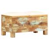 Storage Bench Solid Reclaimed Wood 31.5"x15.7"x15.7"