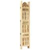 Hand carved 3-Panel Room Divider 47.2"x65" Solid Mango Wood