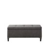 Shandra II Tufted Top Storage Bench