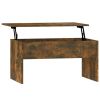 Coffee Table Smoked Oak 31.5"x19.9"x16.3" Engineered Wood