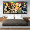 Handmade Guernica By Pablo Picasso Colourful Paintings Reproduction Art New Version Famous Canvas Wall Art Pablo Picasso Frameless Only Canvas