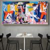 Handmade Guernica By Pablo Picasso Colourful Paintings Reproduction Art New Version Famous Canvas Wall Art Pablo Picasso Frameless Only Canvas